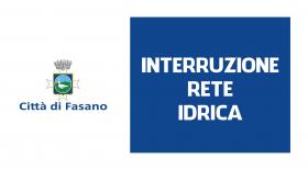 interruzione rete idrica